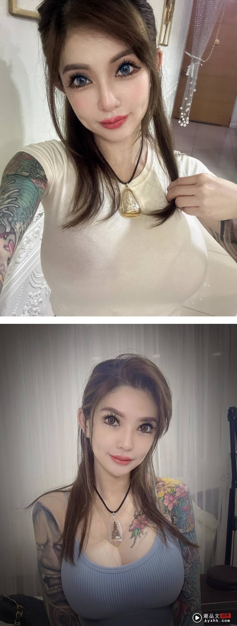 马来西亚网红纹身师Kinki宣布：离婚！远离家暴男！“丧偶式育儿不如单亲家庭” 娱乐资讯 图1张